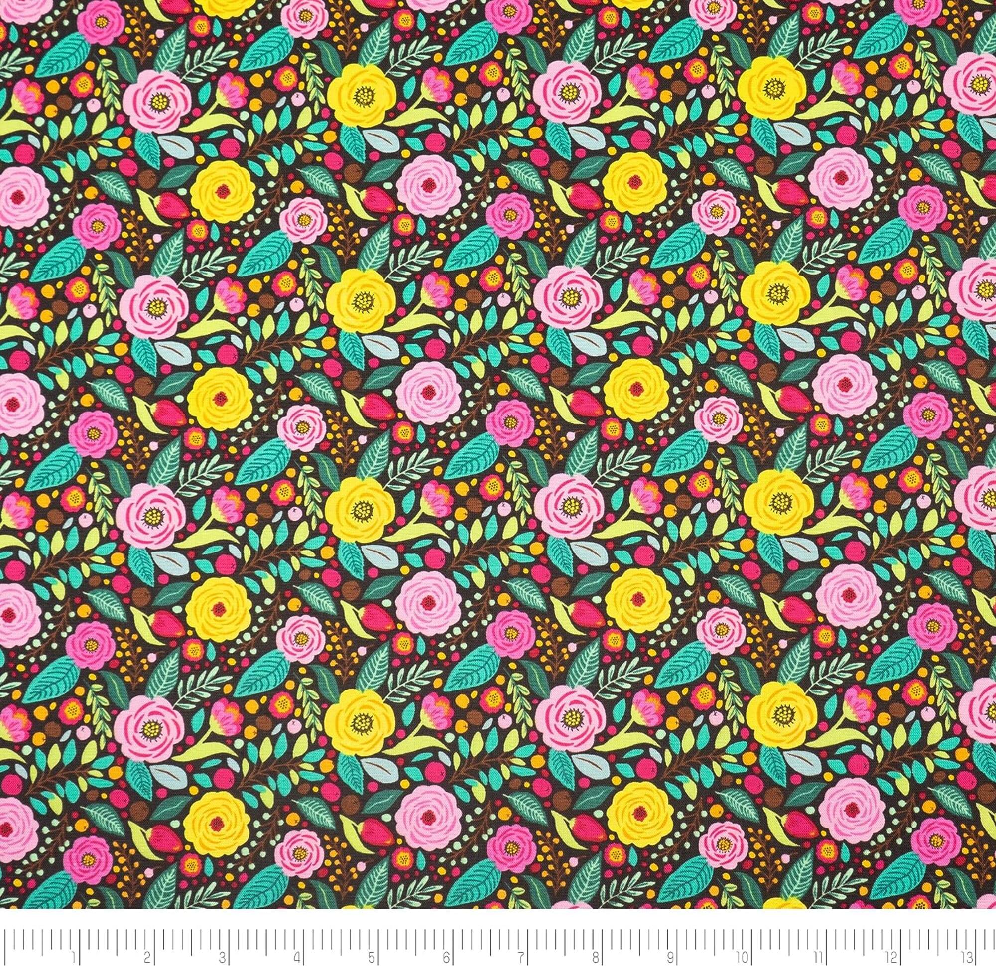 SINGER Modern Floral Designed by Denise Palmer Cotton Fabrics Bundle